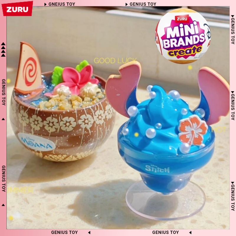 Food Snacks Brands - ZURU Mini Brands สร้างสรรค์ซีรีส์ขนมดิสนีย์ กล่องสุ่มแคปซูล ของเล่นน่ารักขนาดจิ๋ว