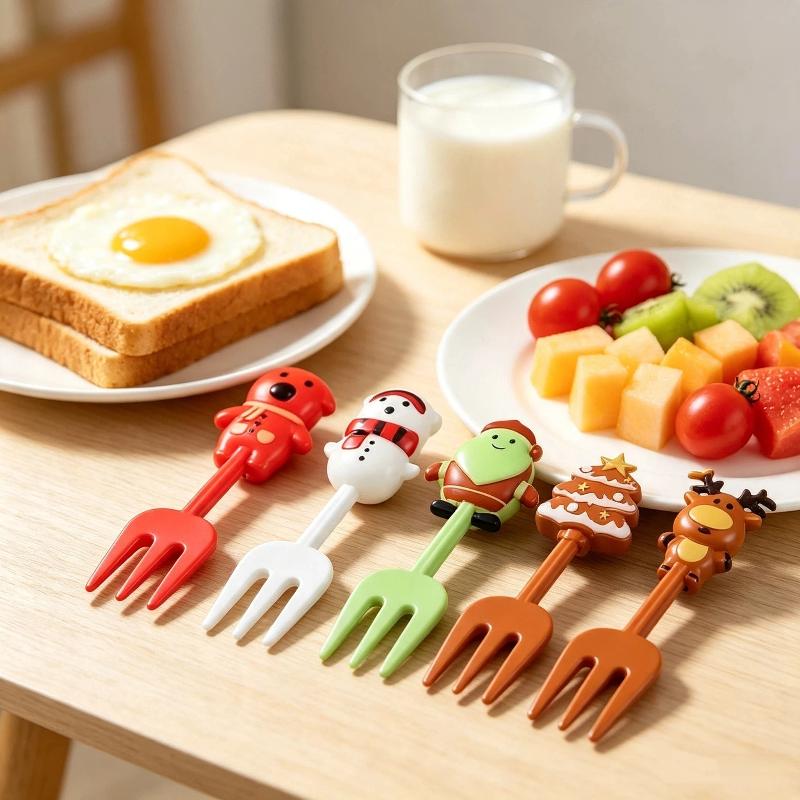 ส้อมผลไม้สำหรับคริสต์มาส 10 ชิ - Xmas Food Snacks บทวิจารณ์และราคา