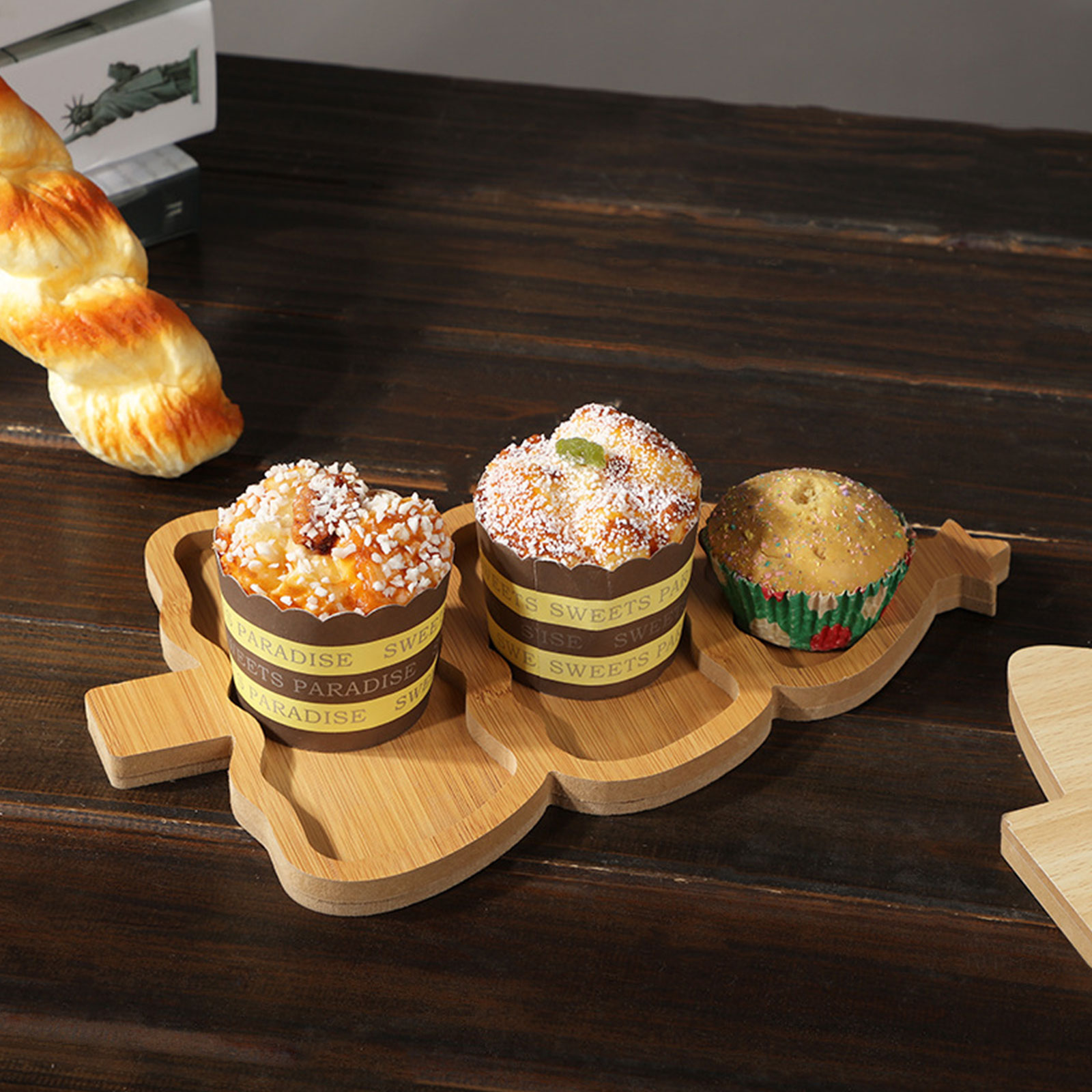 ต้นคริสต์มาสรูปถาดเสิร์ฟเสิร์ฟ - Xmas Food Snacks บทวิจารณ์และราคา