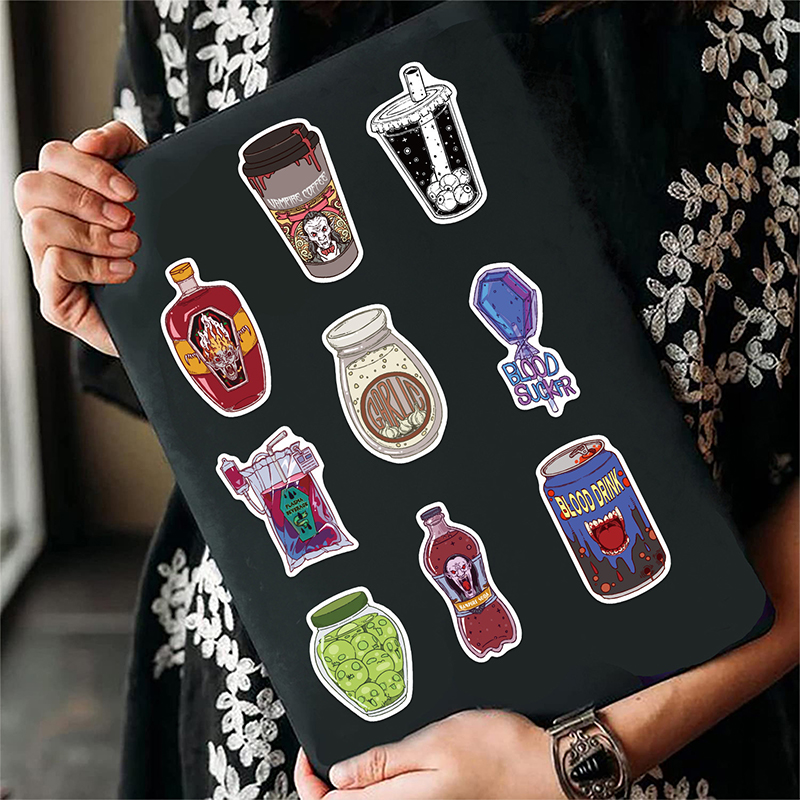 50PCS สติกเกอร์อาหารซอมบี้น่าร - Zombie Snacks บทวิจารณ์และราคา