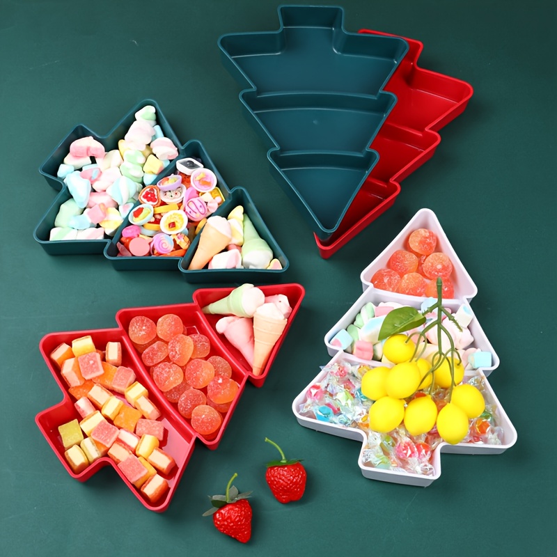 ถาดตกแต่งอาหารรูปต้นคริสต์มาส  - Xmas Food Snacks บทวิจารณ์และราคา